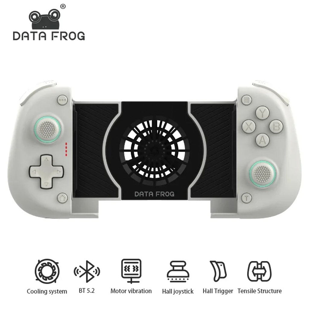 Manette de Jeu DATA FROG X3 Bluetooth avec Ventilateur de Refroidissement pour Smartphone