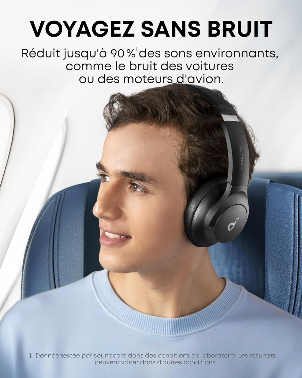 Casque Sans Fil Anker Soundcore Q20i avec Réduction de Bruit Active (ANC)