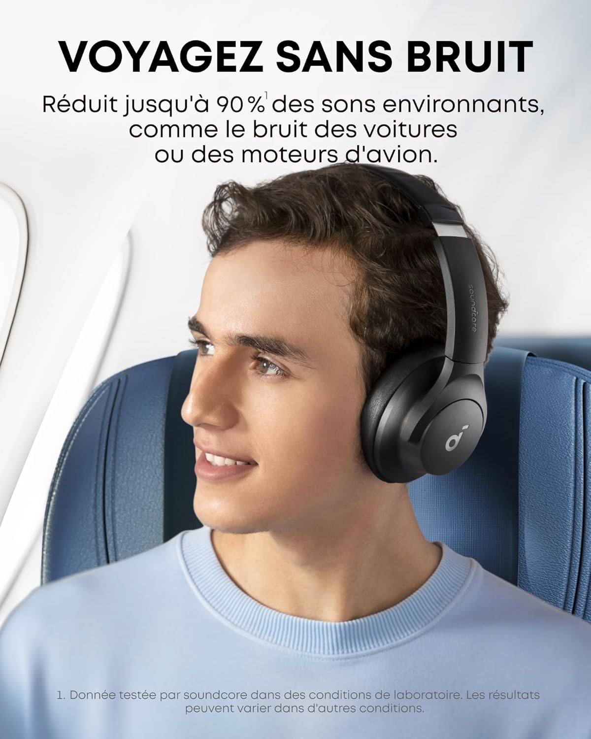 Casque Sans Fil Anker Soundcore Q20i avec Réduction de Bruit Active (ANC)