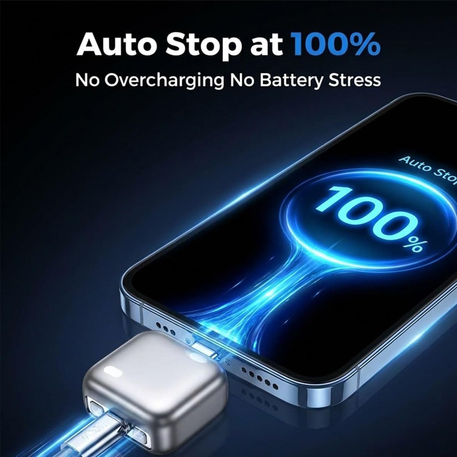 Protecteur de Câble Intelligent USB-C avec Éjection Automatique Anti-Surcharge