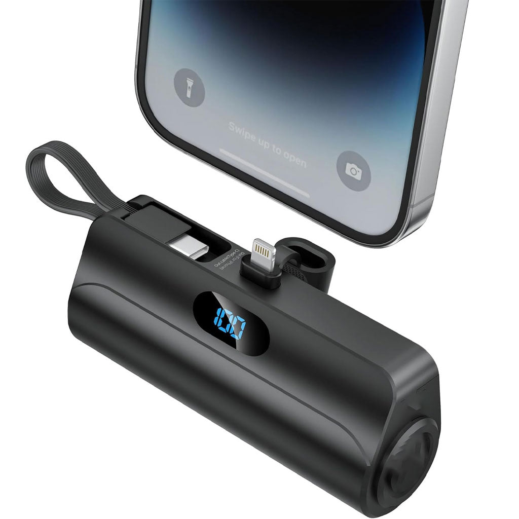 Mini Power Bank Portable Anker 5000mAh avec Connecteur Direct