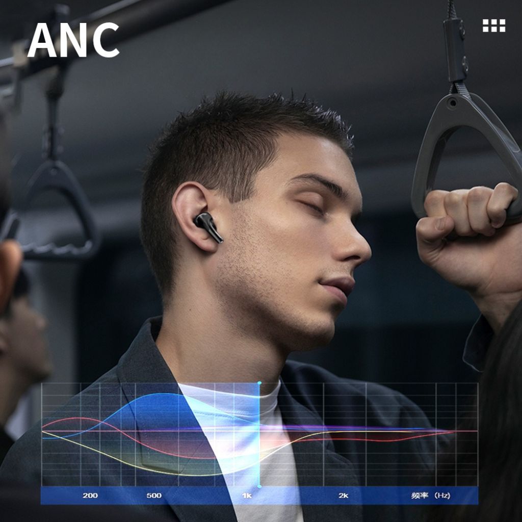 Écouteurs AIRBUDS avec Réduction de Bruit Double ANC/ENC