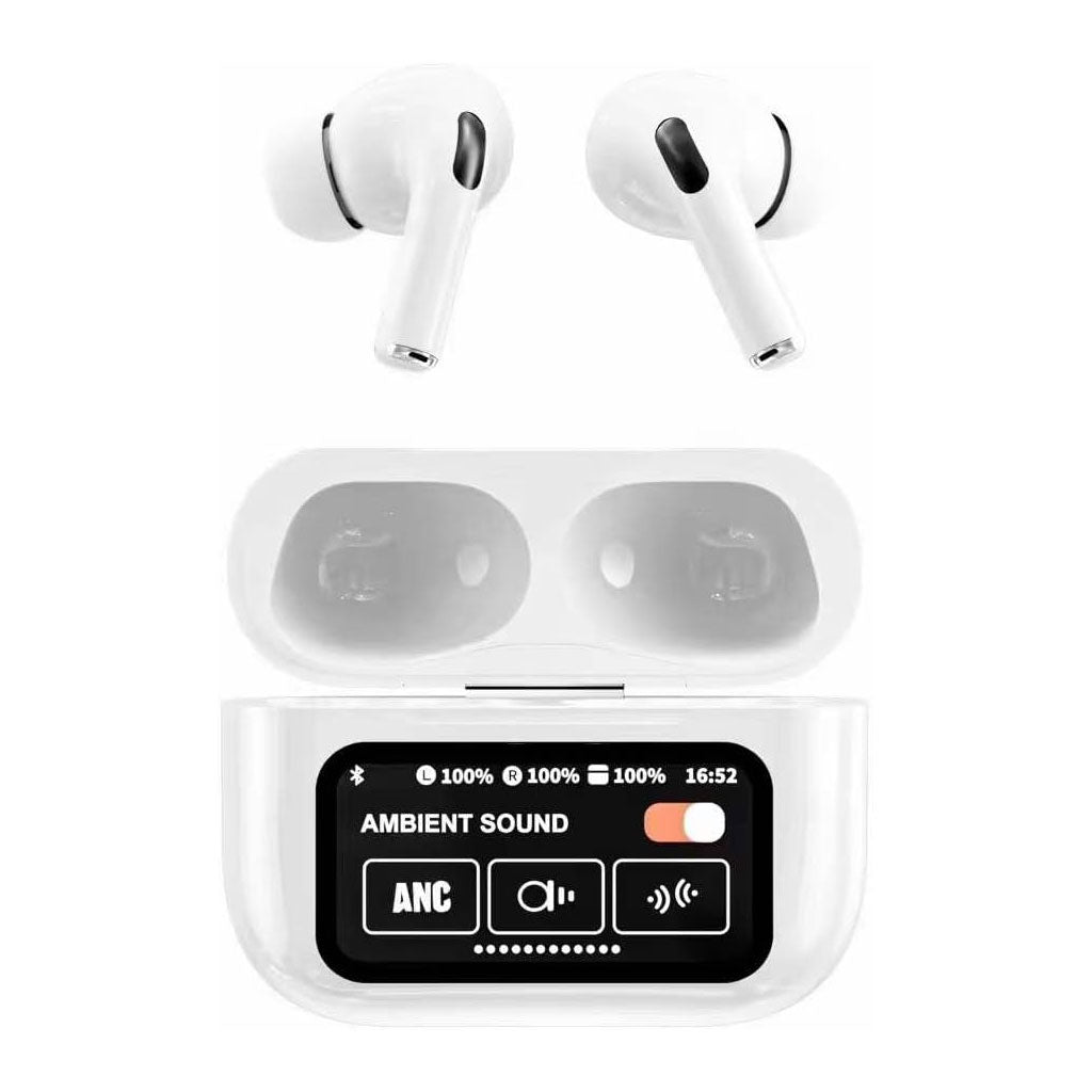 Écouteurs Bluetooth avec Écran Tactile LCD Couleur et Réduction de Bruit ANC