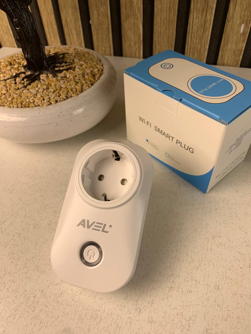 Prise Intelligente WiFi AVEL avec Commande Vocale