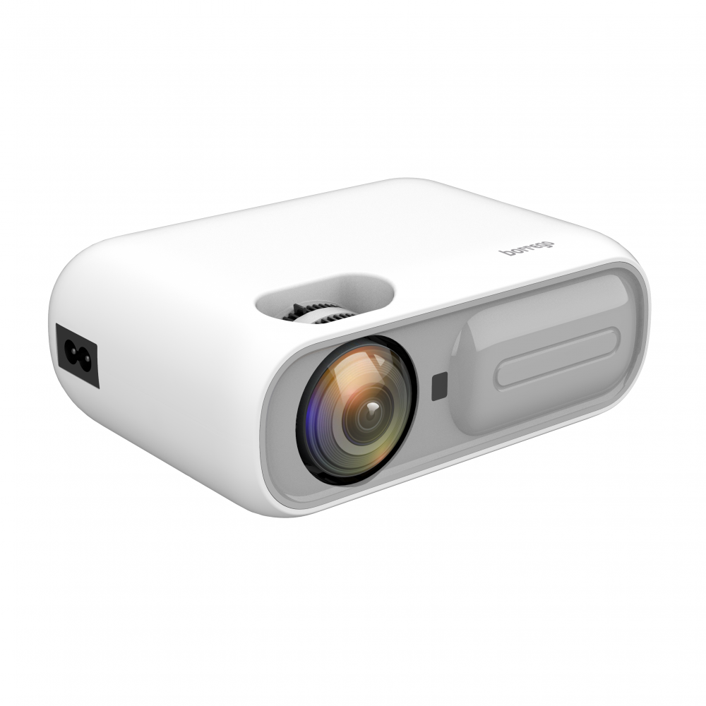 Projecteur Smart Borrego Android 9.0 – Vidéoprojecteur LED HD avec Bluetooth