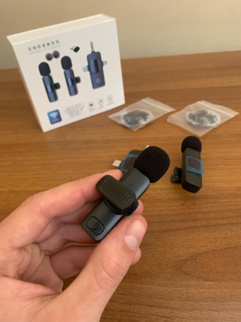 Microphone Cravate Sans Fil 3 en 1 – Plug & Play avec Réduction de Bruit Intelligente