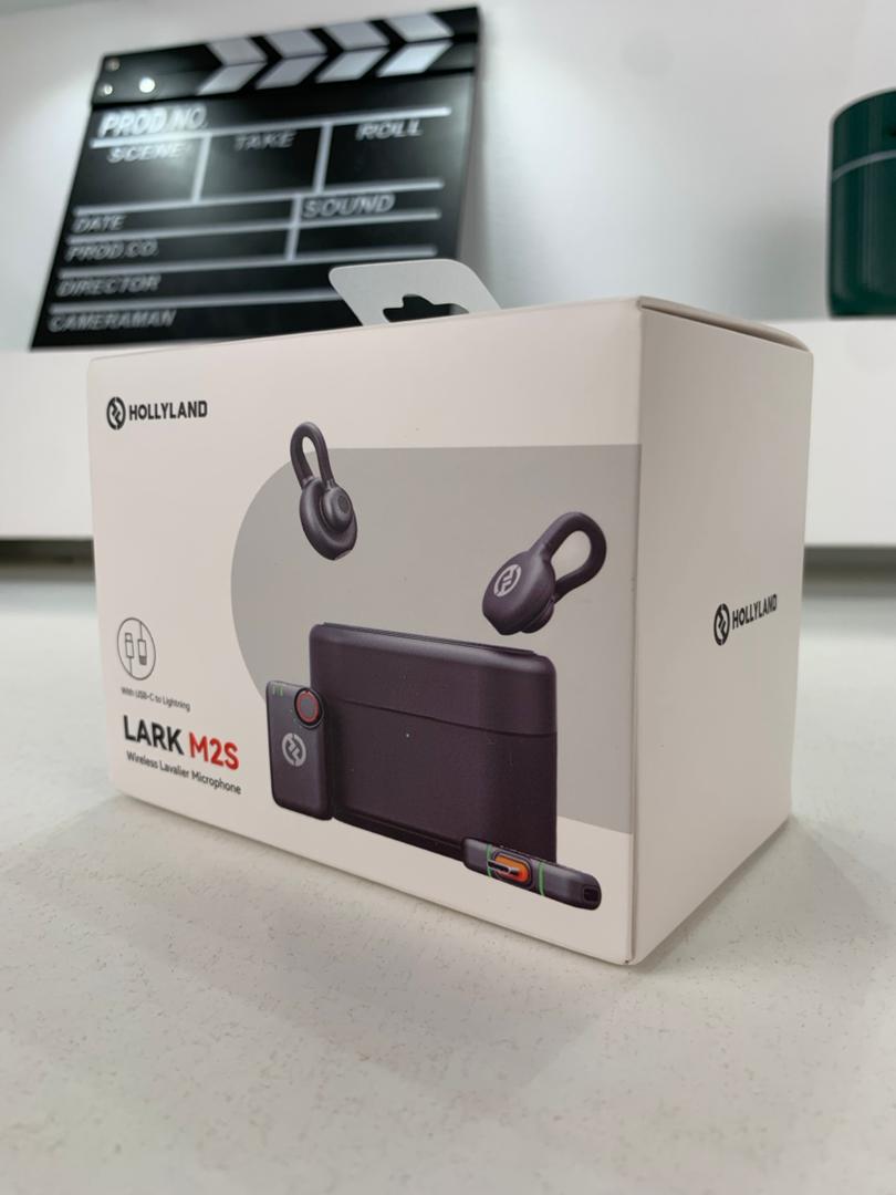 Microphone Cravate Sans Fil Hollyland Lark M2S Combo – Récepteur Caméra et USB-C