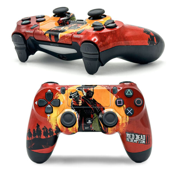 Manette Sans Fil Sony DualShock 4 pour PS4 (High Copy) – Édition Red Dead Redemption 2