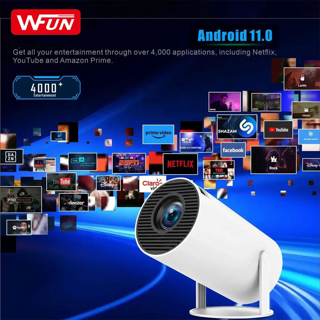 Console de Jeux Rétro avec Projecteur Intelligent – Android 11, 64GB, 2 Manettes