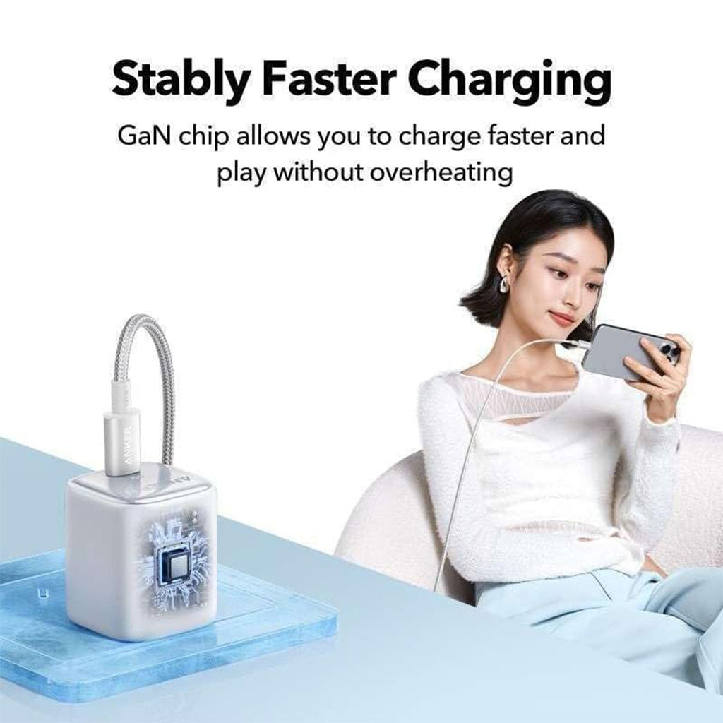 Chargeur Anker Zolo Original 20W USB-C – Charge Rapide