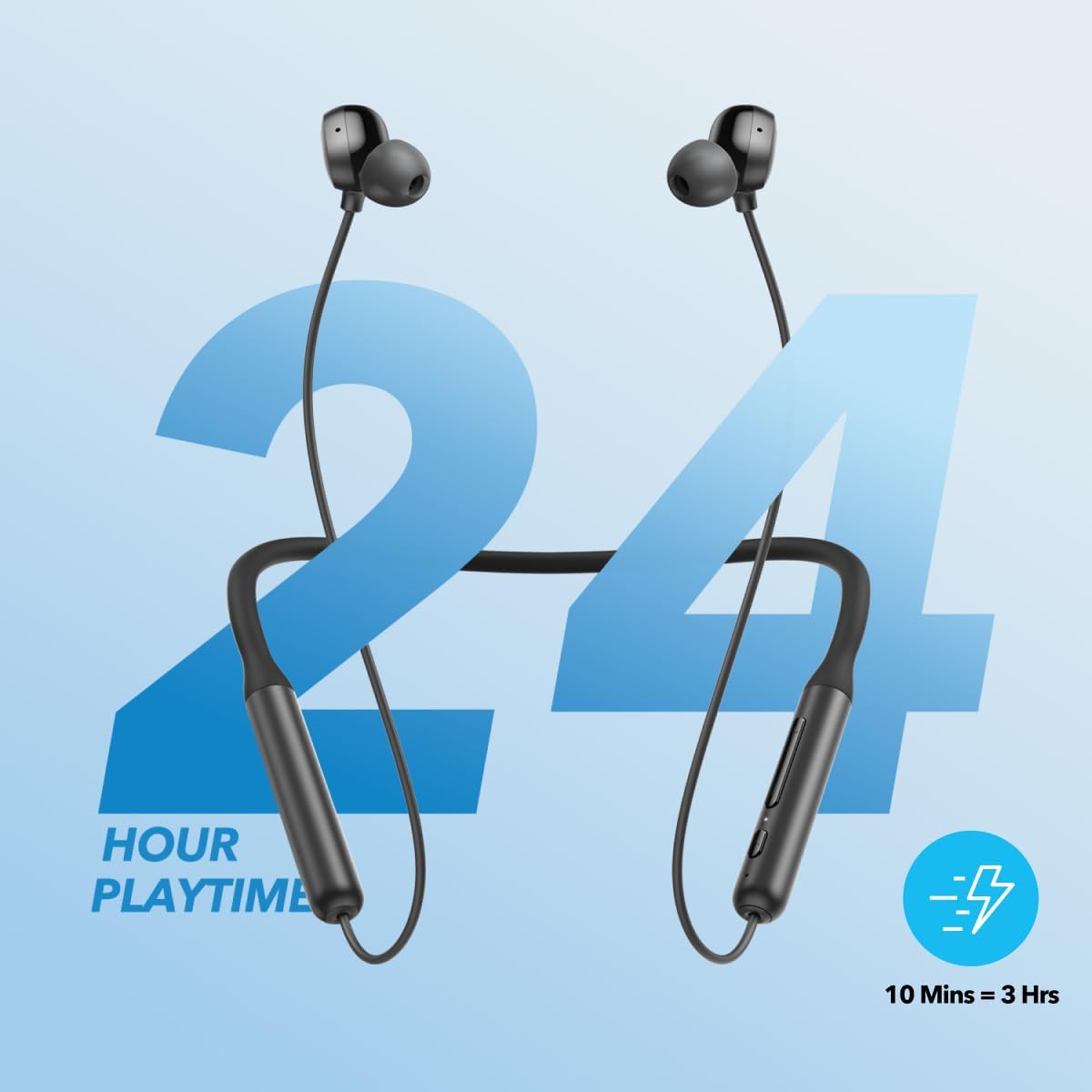 Écouteurs Sport Tour de Cou Anker Soundcore Life U2 – Bluetooth 24h d'Autonomie